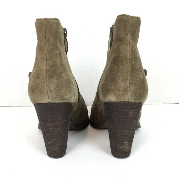 Very Volatile Suede Booties Ankle Boots - Picture 5 of 8